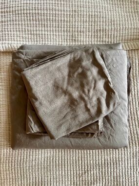 Quince Bamboo Duvet + 2 shams: King / Cal King